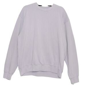 Sporty & Rich Crewneck Sweatshirt in Pale Purple Size Large Made in USA
